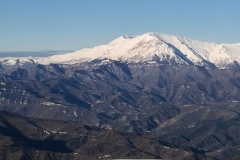 Il monte Vettore in lontananza