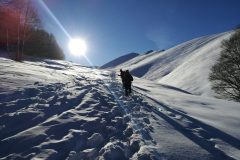 Il vallone del Vescovo baciato dal sole