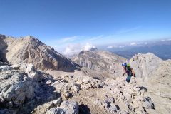 Alessio in salita verso l'Orientale