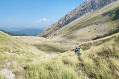 Giovanni e Alessio nella alta valle del Chiarino