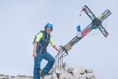 Alessio in vetta al Monte Corvo