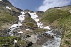 Acqua di cascate da Cima Lepri