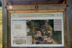 Targa segnavia del Parco