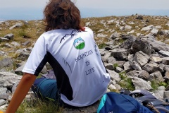 Alessio in vetta al Pollino