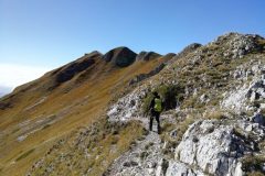 In discesa verso il Rifugio