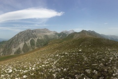 Il Monte Corvo dinanzi a noi