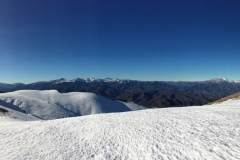 Sibillini e Laga sullo sfondo