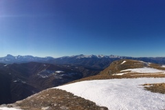 Infinito spazio di montagna