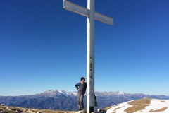 Alessio in vetta al Girella