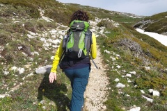 Saliamo verso la cresta