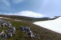 Sella sotto il monte Cagno