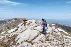 Monte Ocre con la nuova croce