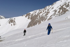 Traverso verso la cima di Monte Aquila