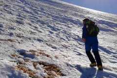 Alessio in presa verso l'alto