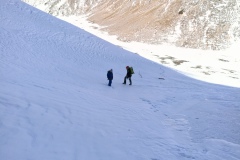 Stefano e Alessio salendo il primo tratto