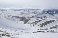 Guardando verso la piana di Castelluccio