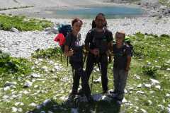 Famiglia felice al Lago di Pilato