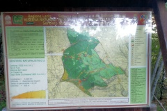 Tabella del Parco Riserva della Duchessa