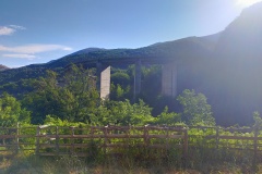 Tratto autostradale A24 presso il casello Tornimparte