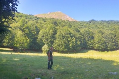 Stefano con il Monte Cava alle spalle