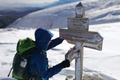 Alessio sul Segnavia del Parco "La Storna"