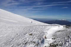 In cresta verso la "Solagna"