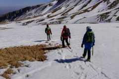 In discesa nell'alta valle della Fiumata