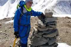 Alessio in cima al Monte Spaccato