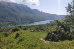 Veduta sul lago di Barrea