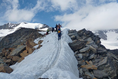 Lingua di neve abbastanza solcata!