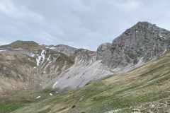 Conca di Pian delle Cavalle e il Sasso Borghese