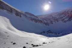 Il bacino del ago di Pilato in veste invernale