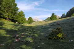Salendo verso il Lago Vivo