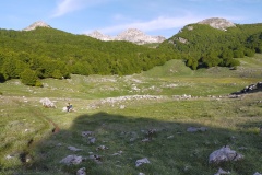 Scendendo verso il lago