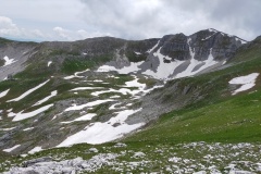 Piccoli nevai di fine stagione