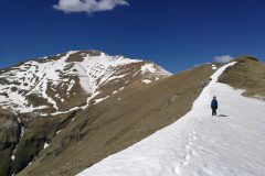 Sulla sella verso la Priora