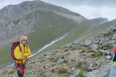 Davide con dietro il Monte Camicia