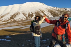 Alessio e Francesco con euforia all'arrivo!
