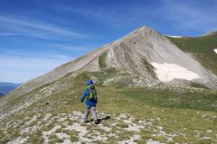 Alessio spedito verso la cresta