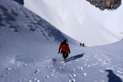 Scendendo verso l'inciso sopra il Lago di Pilato