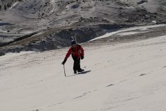 Giovanni sulla diretta a Cima di Prato Pulito