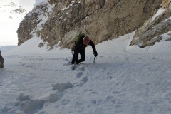 Neve non ottimale fino all'imbocco