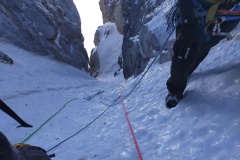 Parte centrale del canale, prima del saltino