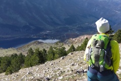 Alessio nuovamente sopra il lago di Scanno