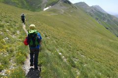 Sul traverso sotto cima di Vallinfante