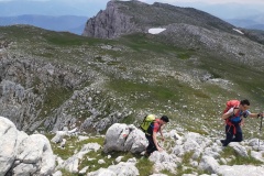 Stefano e Fabio sulla strettoia