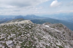 Cresta rocciosa a scendere