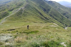 Stefano verso  cima del Pizzo di Sevo