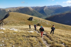 Salendo in cresta dopo il rifugio