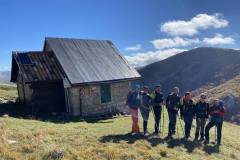 In posa al Rifugio Coppo dell'Orso